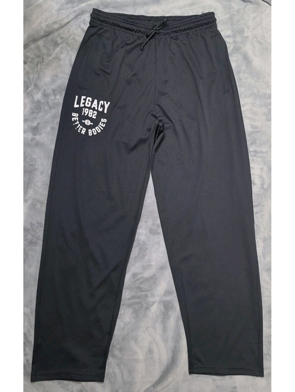 Better Bodies Legacy Mesh Pants XL Black Track Drawstring Athletic